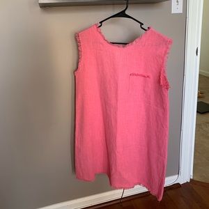 Vivid linen Mini dress 🎀